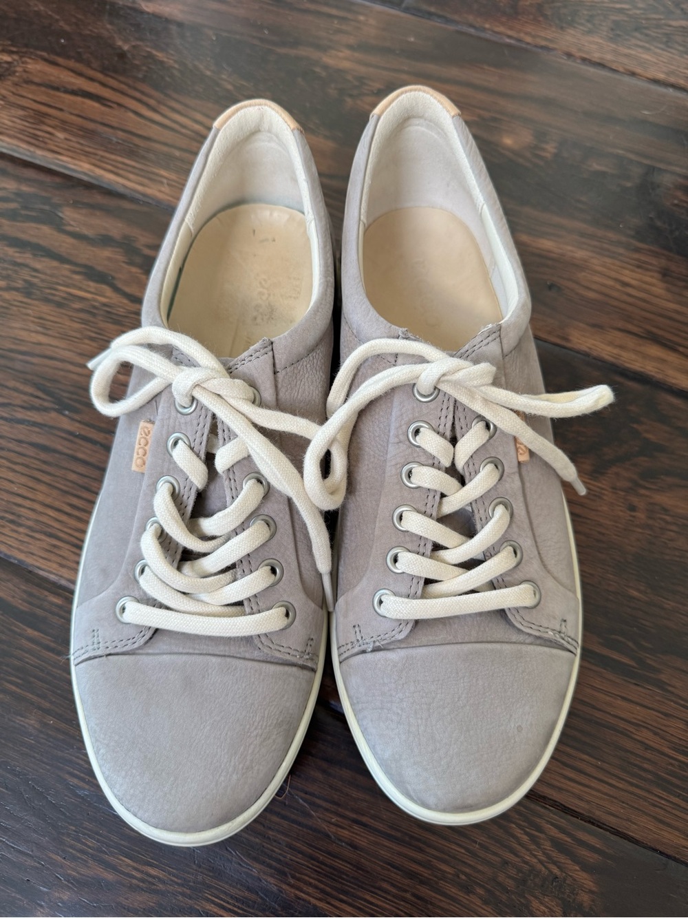 Ecco Gray Suede Sneakers